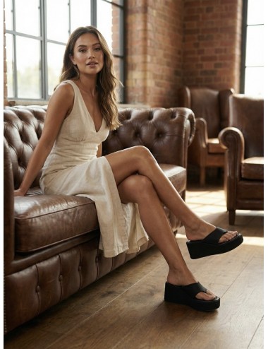 Sandalias con plataforma Agnata Noir