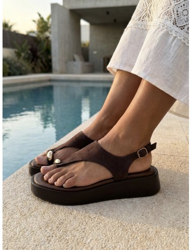 Sandalias con plataforma Liese Brown