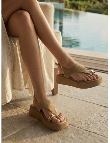 Sandalias con plataforma Liese Khaki