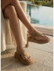 Sandalias con plataforma Liese Khaki