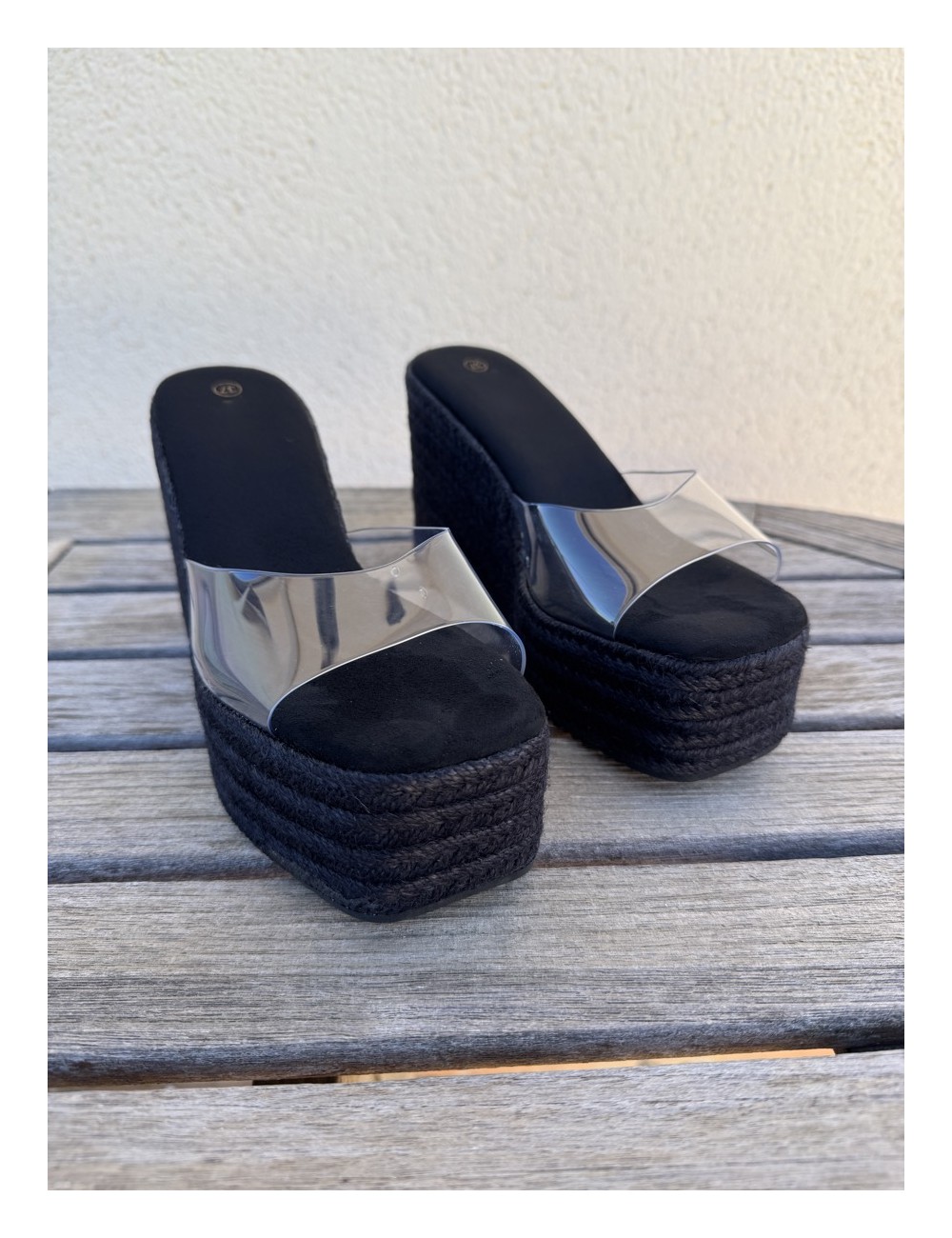 Sandalias con plataforma Sozza Noir
