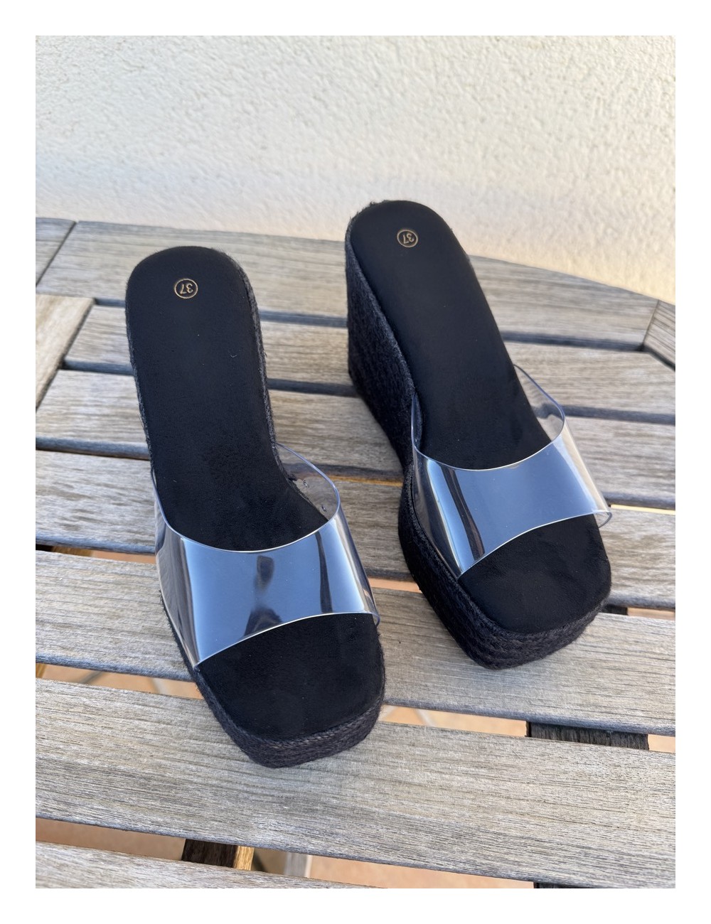 Sandalias con plataforma Sozza Noir