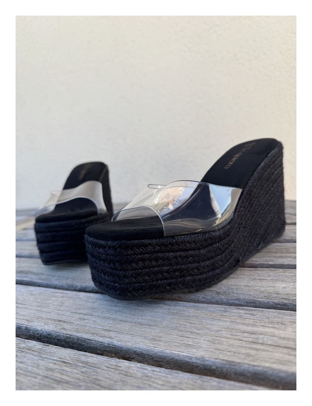 Sandalias con plataforma Sozza Noir