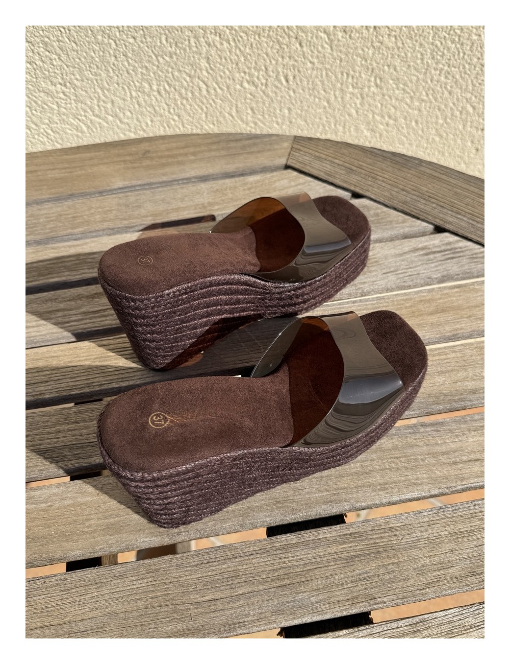 Sandalias con plataforma Sozza Brown