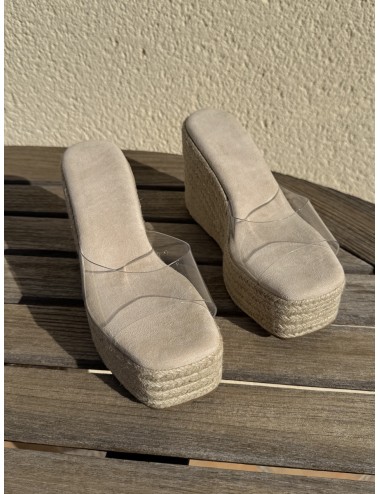 Sandalias con plataforma Sozza Beige