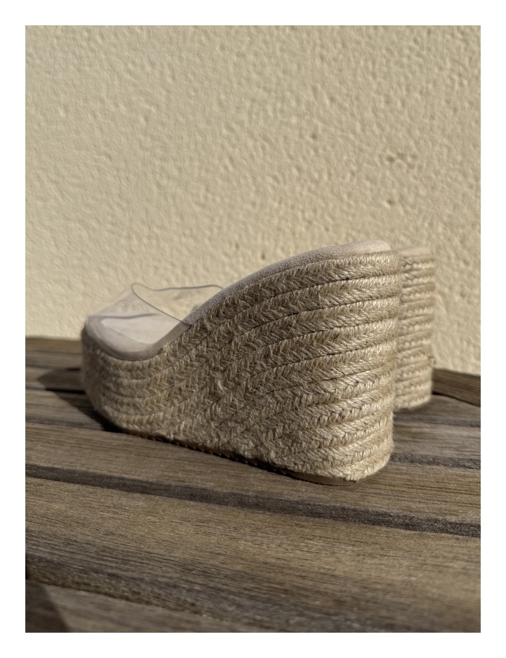 Sandalias con plataforma Sozza Beige