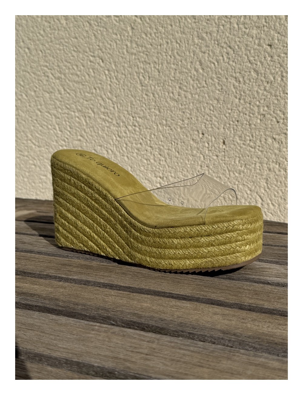 Sandalias con plataforma Sozza Green