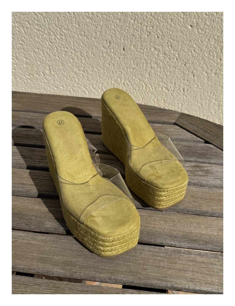 Sandalias con plataforma Sozza Green