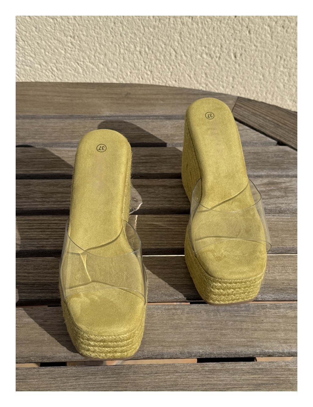 Sandalias con plataforma Sozza Green