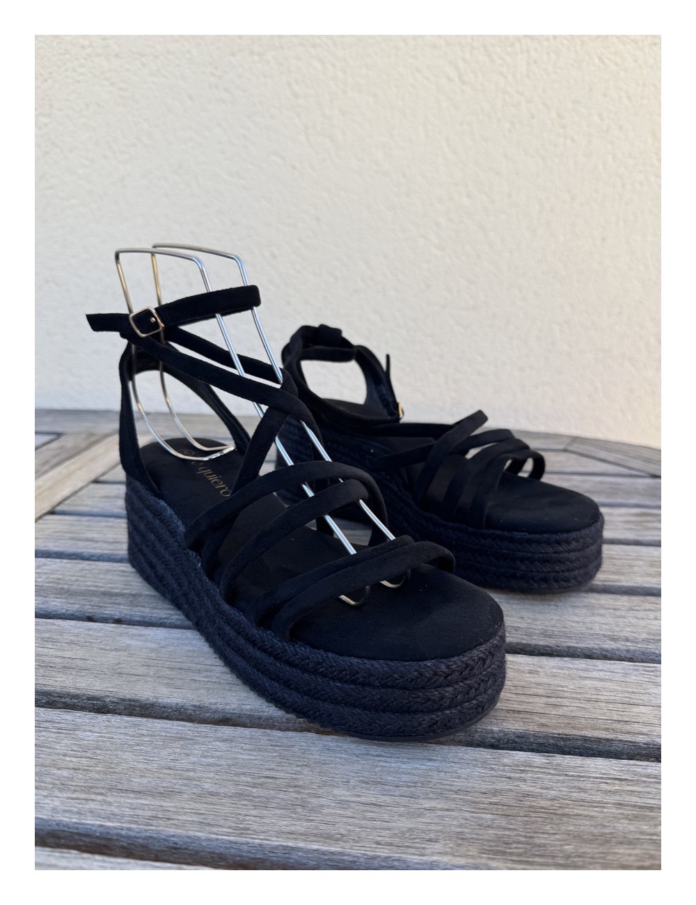 Sandalias con plataforma Nuchis Noir