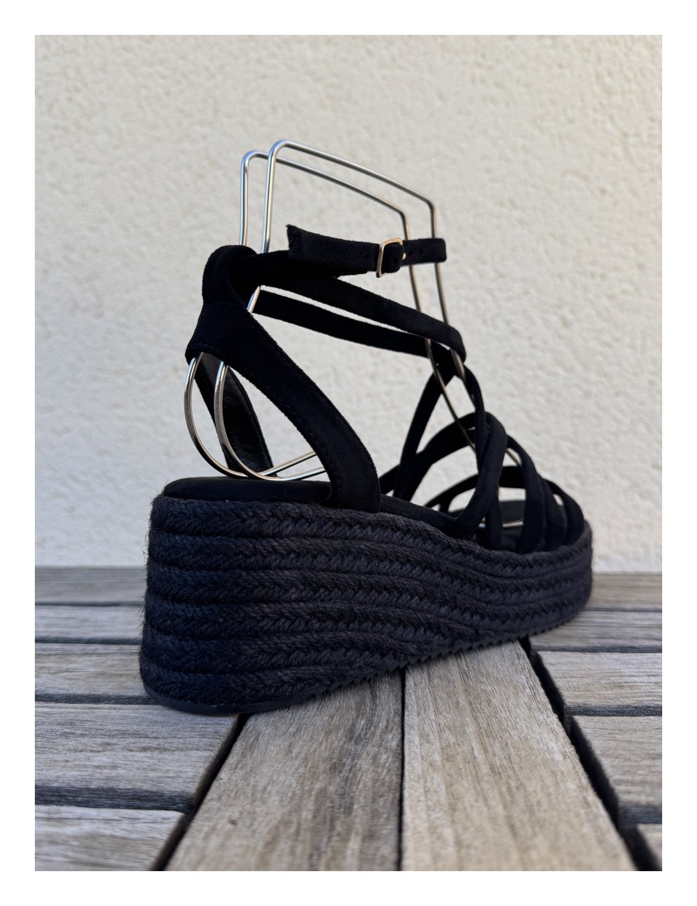 Sandalias con plataforma Nuchis Noir