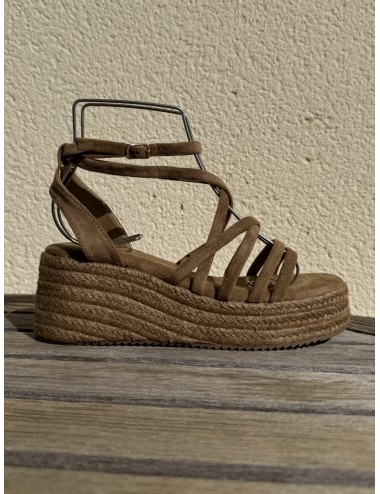 Sandalias con plataforma Nuchis Khaki