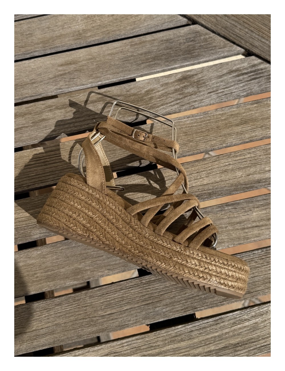 Sandalias con plataforma Nuchis Khaki