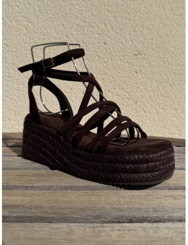 Sandalias con plataforma Nuchis Brown