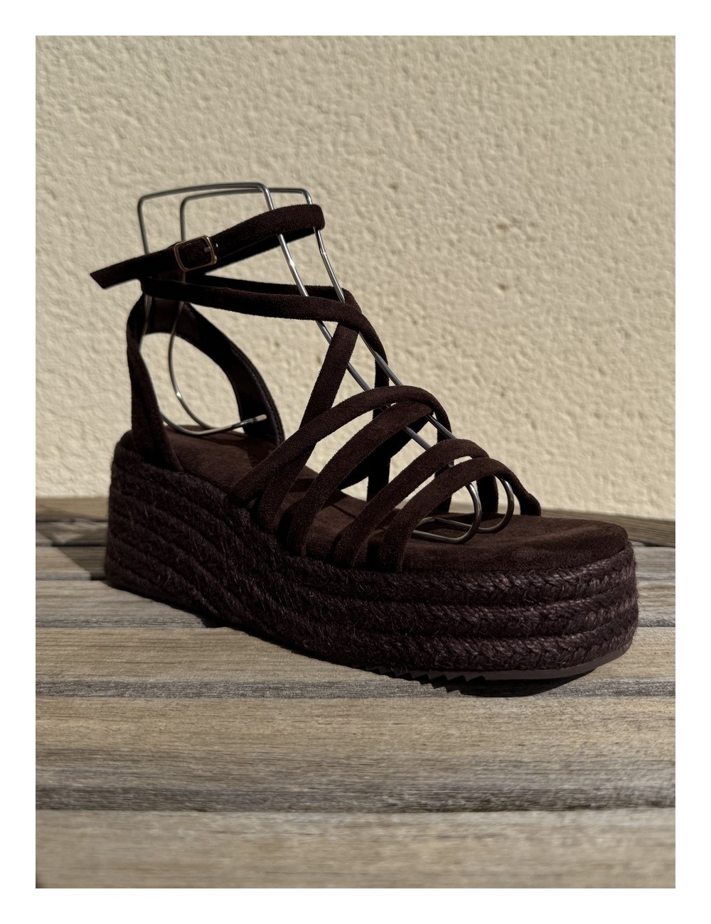 Sandalias con plataforma Nuchis Brown