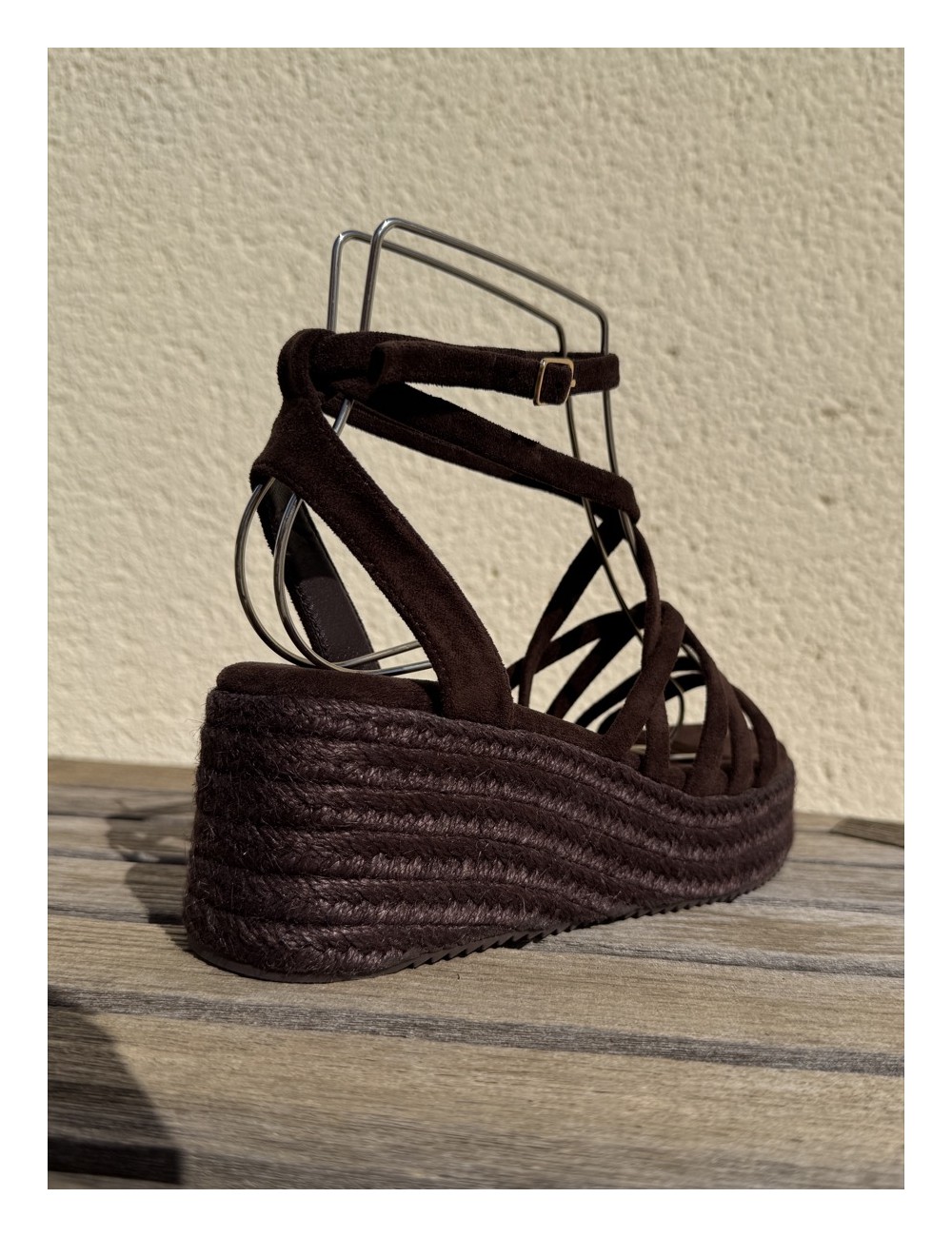 Sandalias con plataforma Nuchis Brown