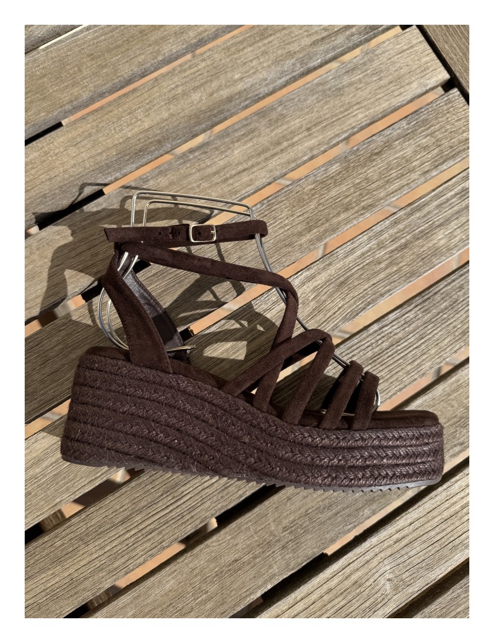 Sandalias con plataforma Nuchis Brown