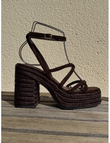 Sandalias de tacon y tiras Lula Brown