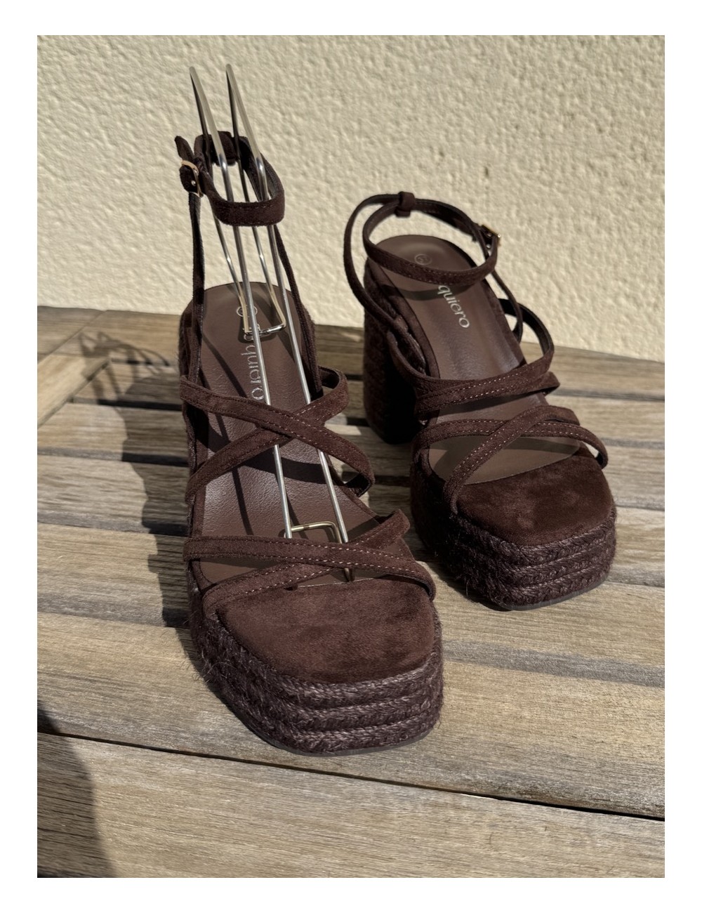Sandalias de tacon y tiras Lula Brown