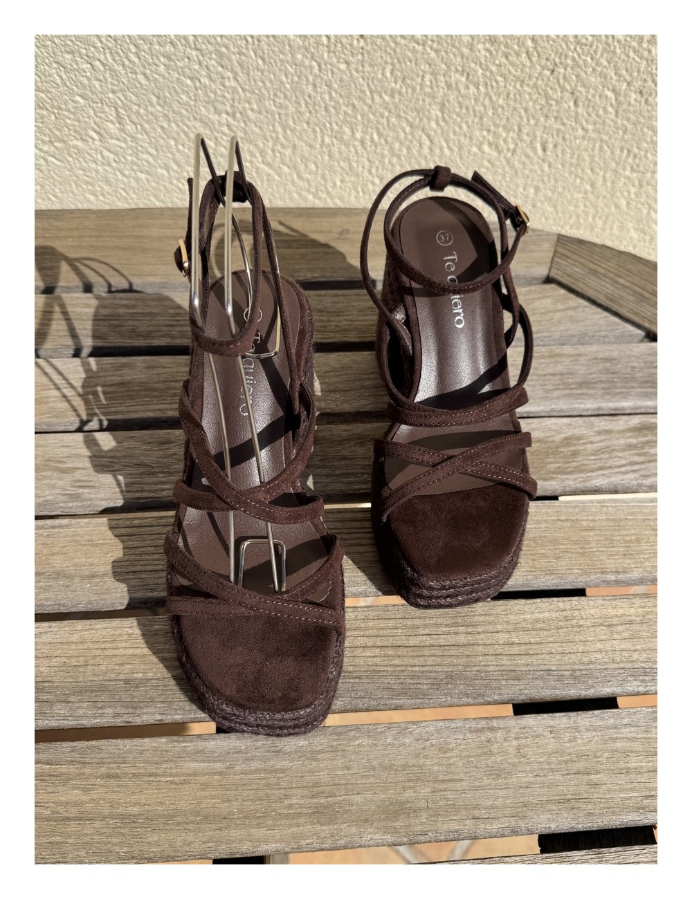 Sandalias de tacon y tiras Lula Brown