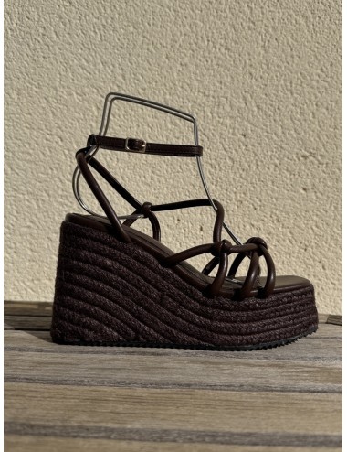 Sandalias con cuña Onani Brown