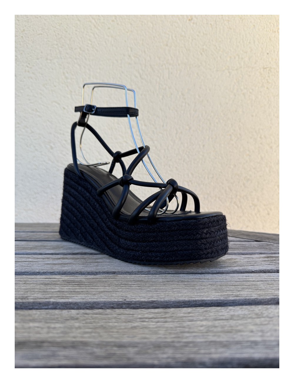 Sandalias con cuña Onani Black