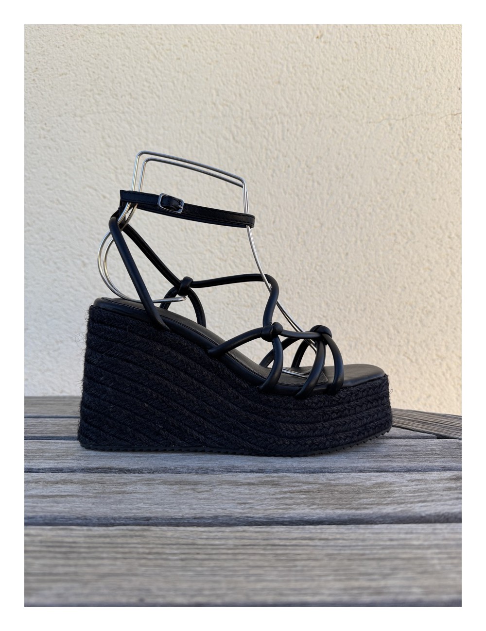 Sandalias con cuña Onani All Noir