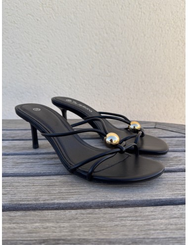 Sandalias de tacón fino Priatu Noir
