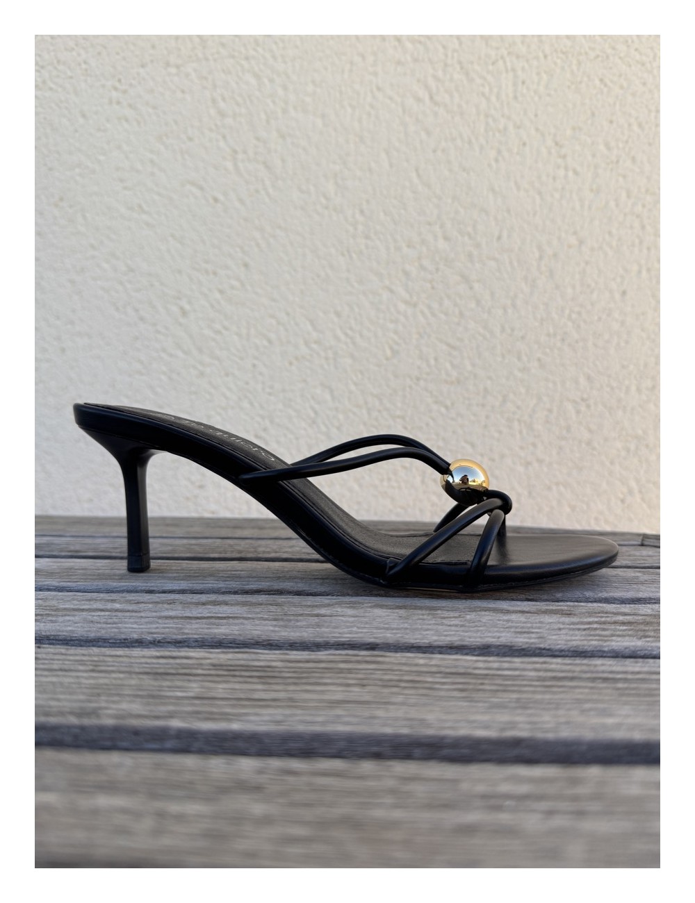 Sandalias de tacón fino Priatu Noir