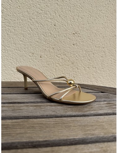 Sandalias de tacón fino Priatu Gold