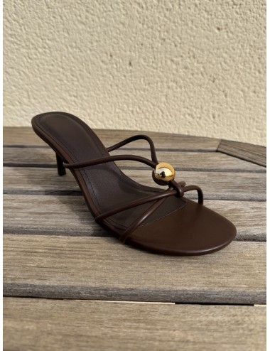 Sandalias de tacón fino Priatu Brown