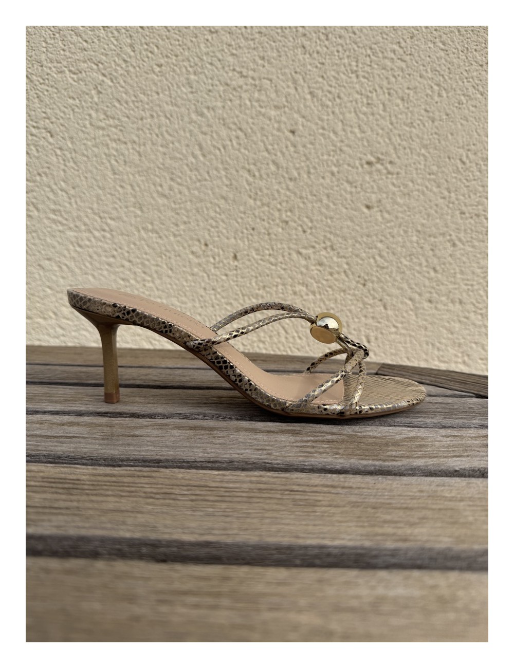 Sandalias de tacón fino Priatu Snake