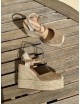 Sandalias con cuñas altas Loiri Khaki