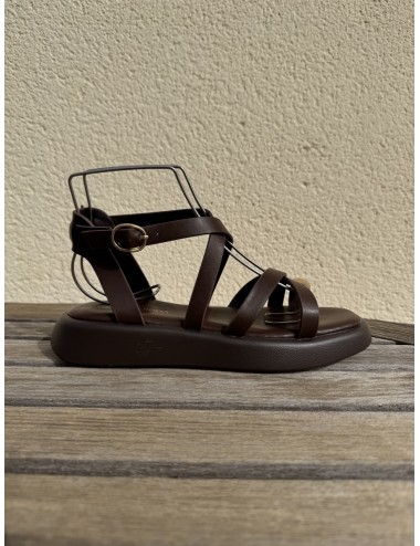 Sandalias con tiras y anillo Onifai Brown