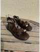 Sandalias con tiras y anillo Onifai Brown