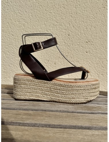 Sandalias con plataforma Paolo Brown