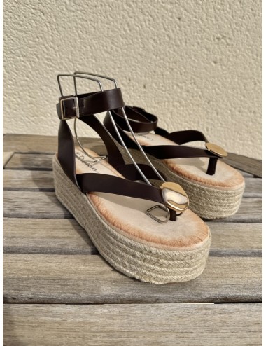 Sandalias con plataforma Paolo Brown