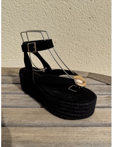 Sandalias con plataforma Paolo All Noir