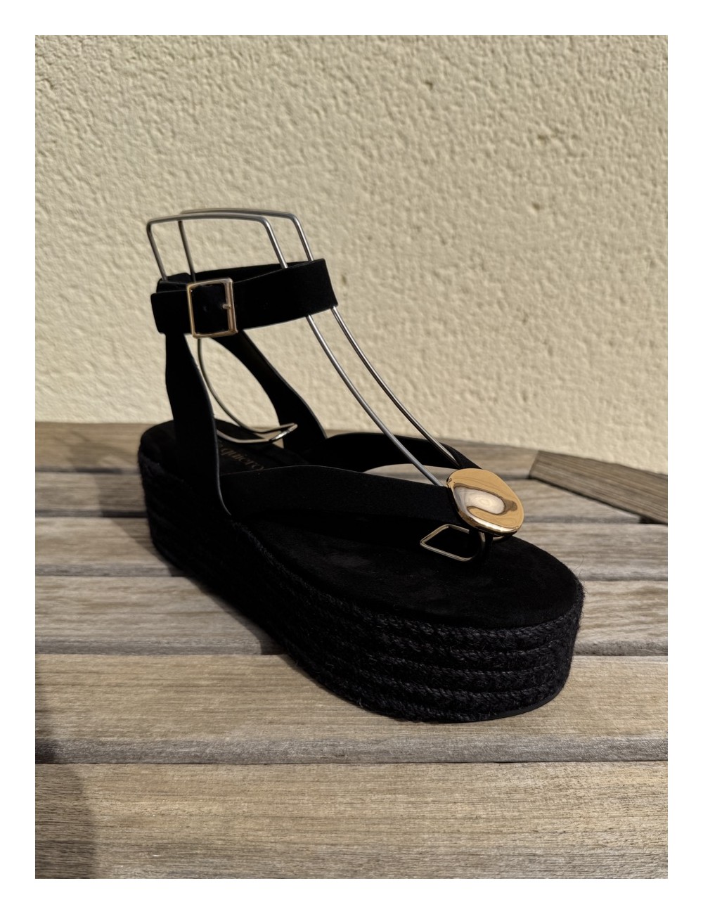 Sandalias con plataforma Paolo All Noir
