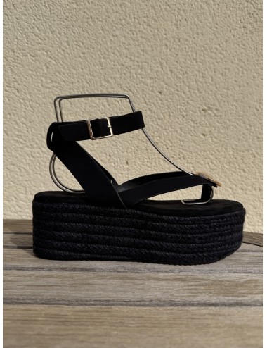 Sandalias con plataforma Paolo All Noir