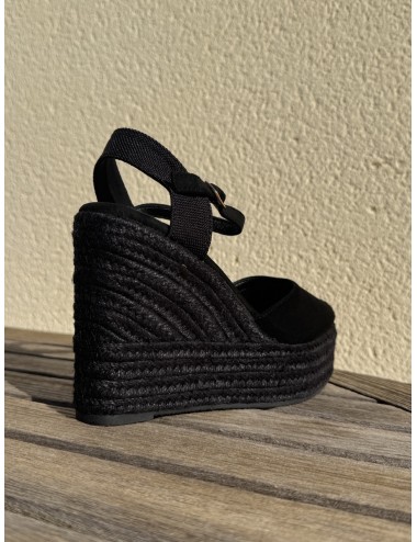 Sandalias con cuñas altas Loiri All Noir