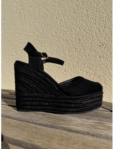 Sandalias con cuñas altas Loiri All Noir