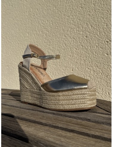 Sandalias con cuñas altas Loiri Gold