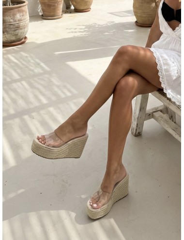 Sandalias con plataforma Sozza Beige