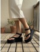 Sandalias con plataforma Paolo All Noir