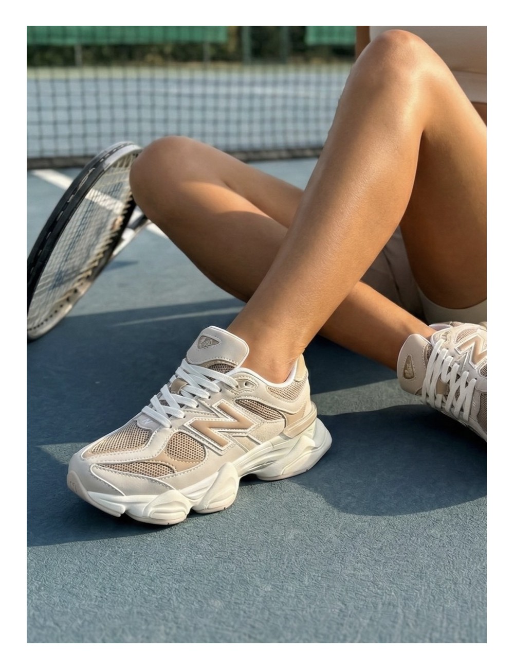 Tenis de suela gruesa Priula Khaki