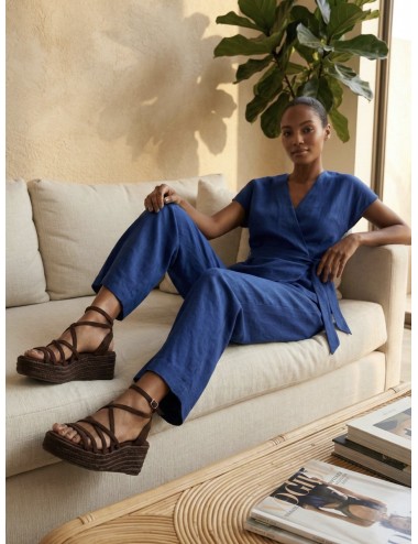 Sandalias con plataforma Nuchis Brown