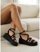 Sandalias con plataforma Nuchis Noir