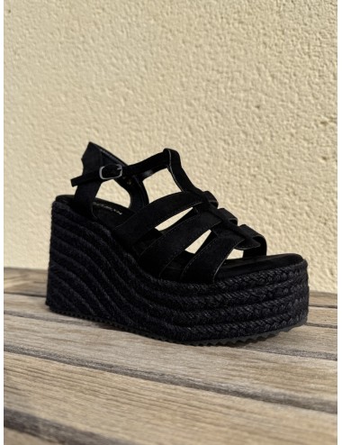 Sandalias con Cuña Casazza All Noir