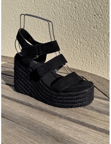 Sandalias con Cuña altas Aprilia Noir